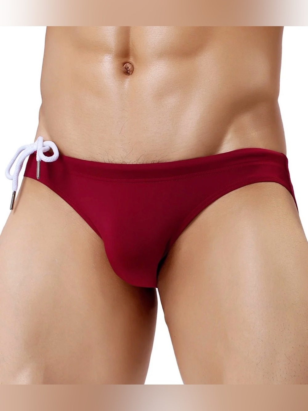 Arjen Kroos Men's Swim Briefs Swimsuit, Color Red, Size XXL